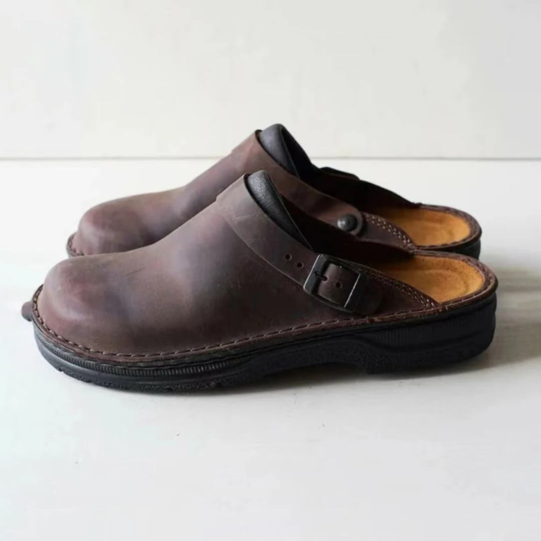 Comfortable Genuine Leather Slip On Shoes