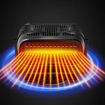 Compact Car Heater and Fan for Year Round Use - Halri