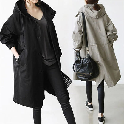Ladies Waterproof Full Length Trench Coat