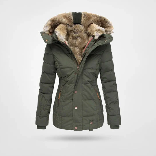 Stylish Insulated Winter Parka with Hood