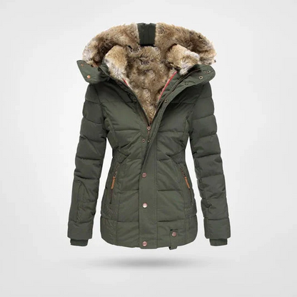 Stylish Insulated Winter Parka with Hood