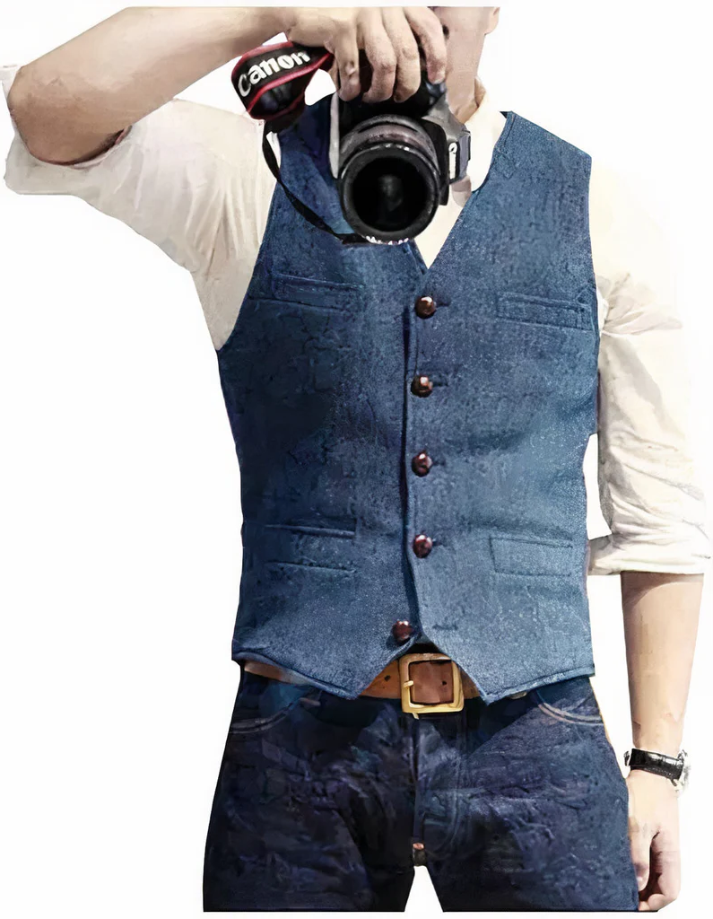 Trendy Men's Vest Jacket - Halri