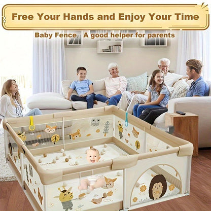 Safe Portable Baby Play Yard