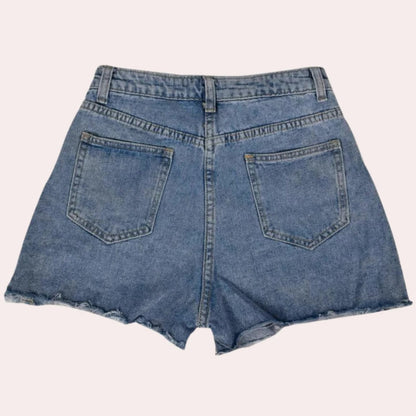 Fashionable Blue Jeans Shorts for Ladies