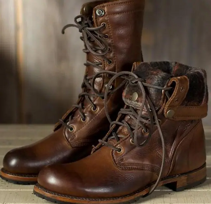 Ladies Leather Ankle Boots - Befez