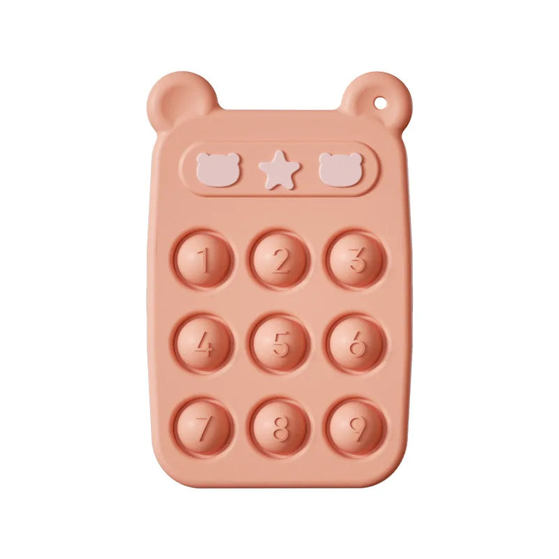 Silicone Baby Teether & Fidget Toy Set
