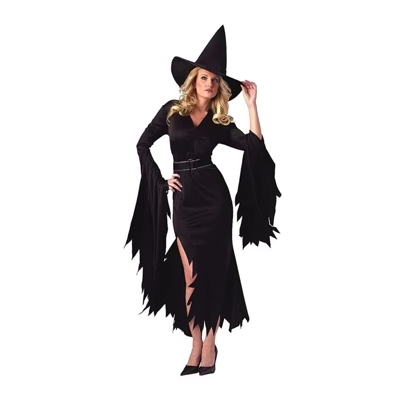 Authentic Witch Halloween Costume for Women Adult Fancy Dress