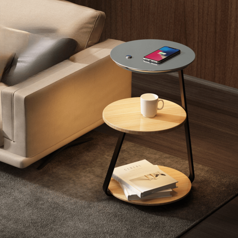 Compact 2-Tier Space Saving Table Lamp