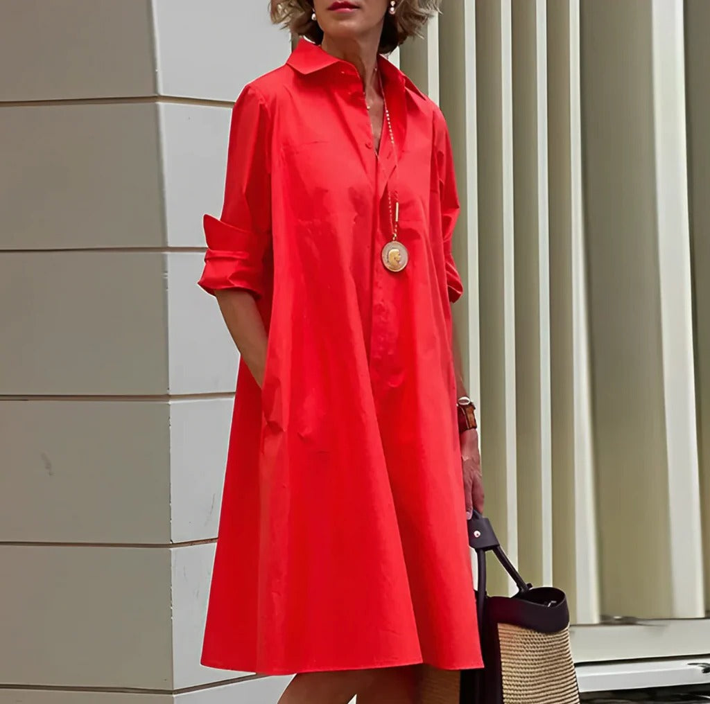 Classic Fit Polo Shirt Dress - Befez