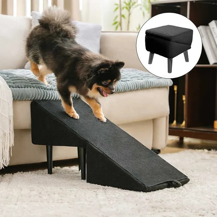 Pet Folding Ramp and Step Stool Combo