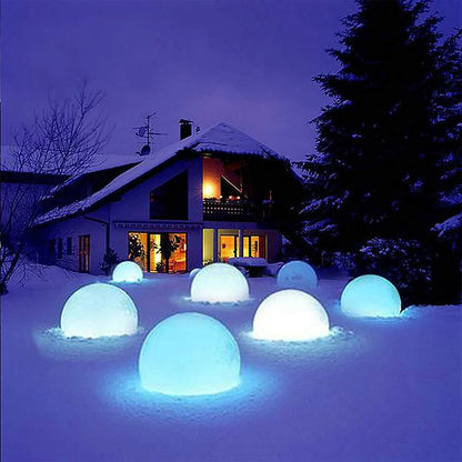 Waterproof Solar Globe Lamp - 16 Color LED Outdoor Light