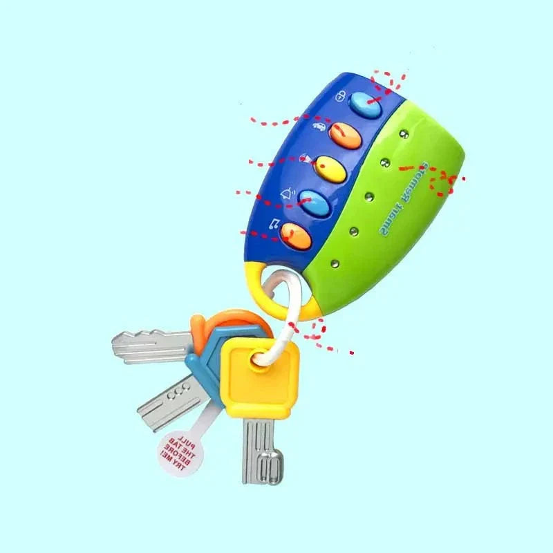 Colorful Sound Keychain – Fun Baby Toy