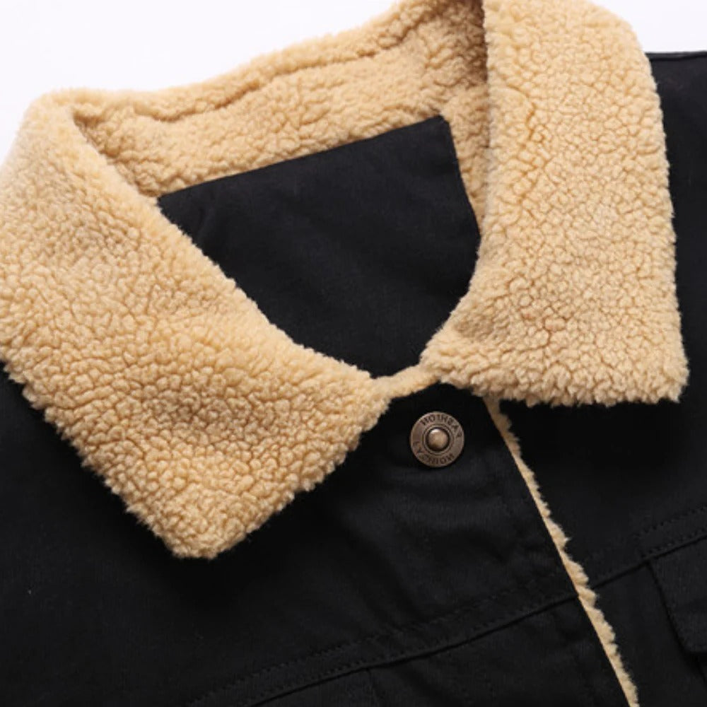 Classic Mens Leather Flight Jacket