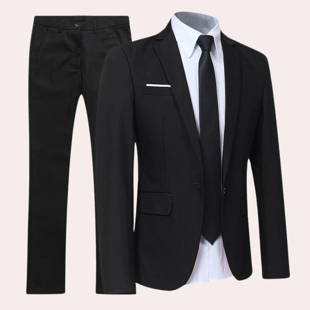 Classic Business Mens Suit - Halri