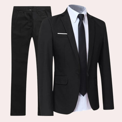 Classic Business Mens Suit - Halri