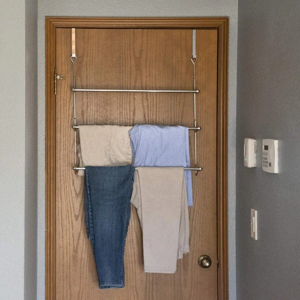 Space Saving Bathroom Towel Bar Rack Organizer