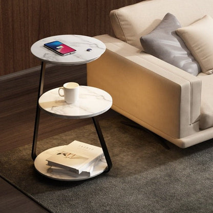 Compact 2-Tier Space Saving Table Lamp