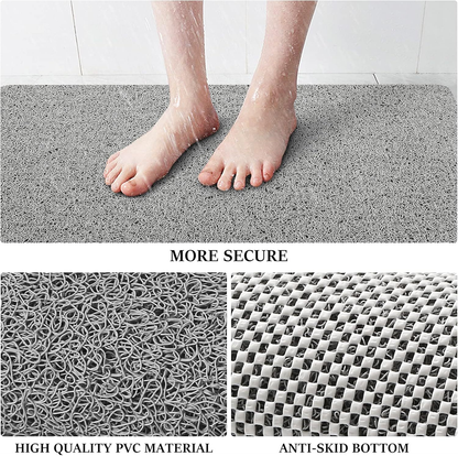 Grip Bathroom Shower Mat with Fast Drainage and Support