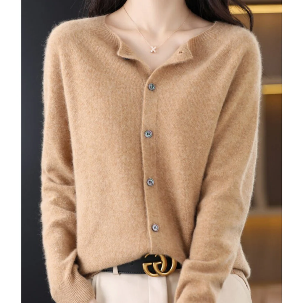 Ladies' Crew Neck Knit Sweater
