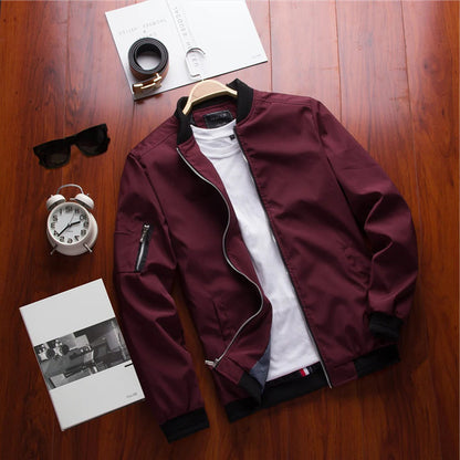 Slim Fit Casual Mens Summer Jacket