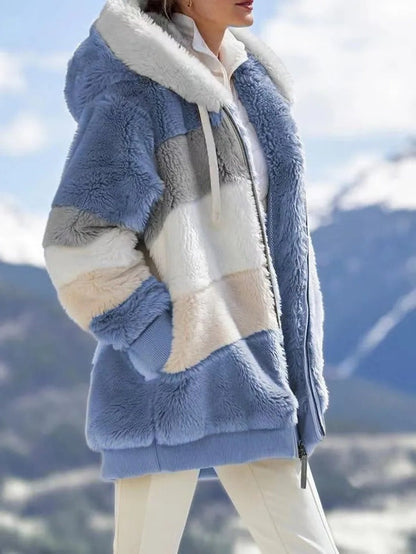 Warm Thick Sheep Wool Filled Jacket