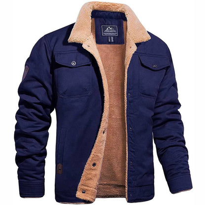 Classic Mens Leather Flight Jacket