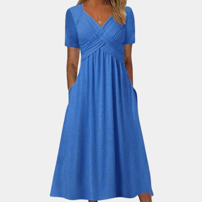 Beautiful Women's V-Neck Summer Dress