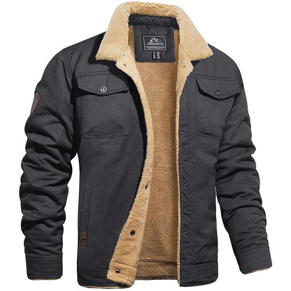 Classic Mens Leather Flight Jacket