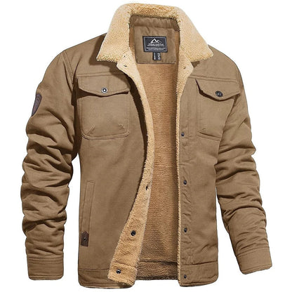 Classic Mens Leather Flight Jacket