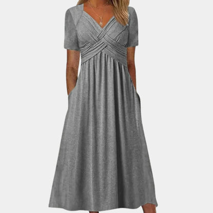 Beautiful Women's V-Neck Summer Dress