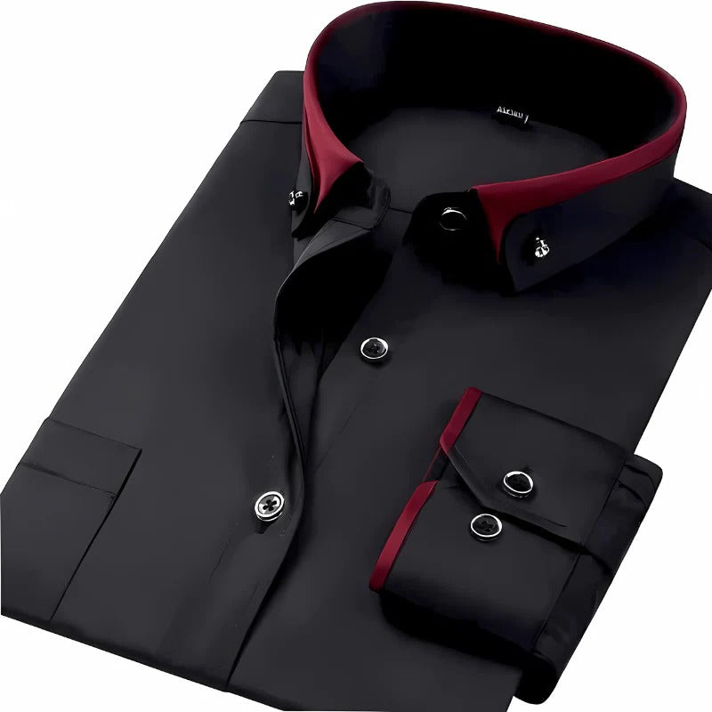Trendy Mens Long Sleeve Dress Shirts - Befez