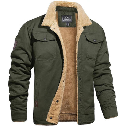Classic Mens Leather Flight Jacket