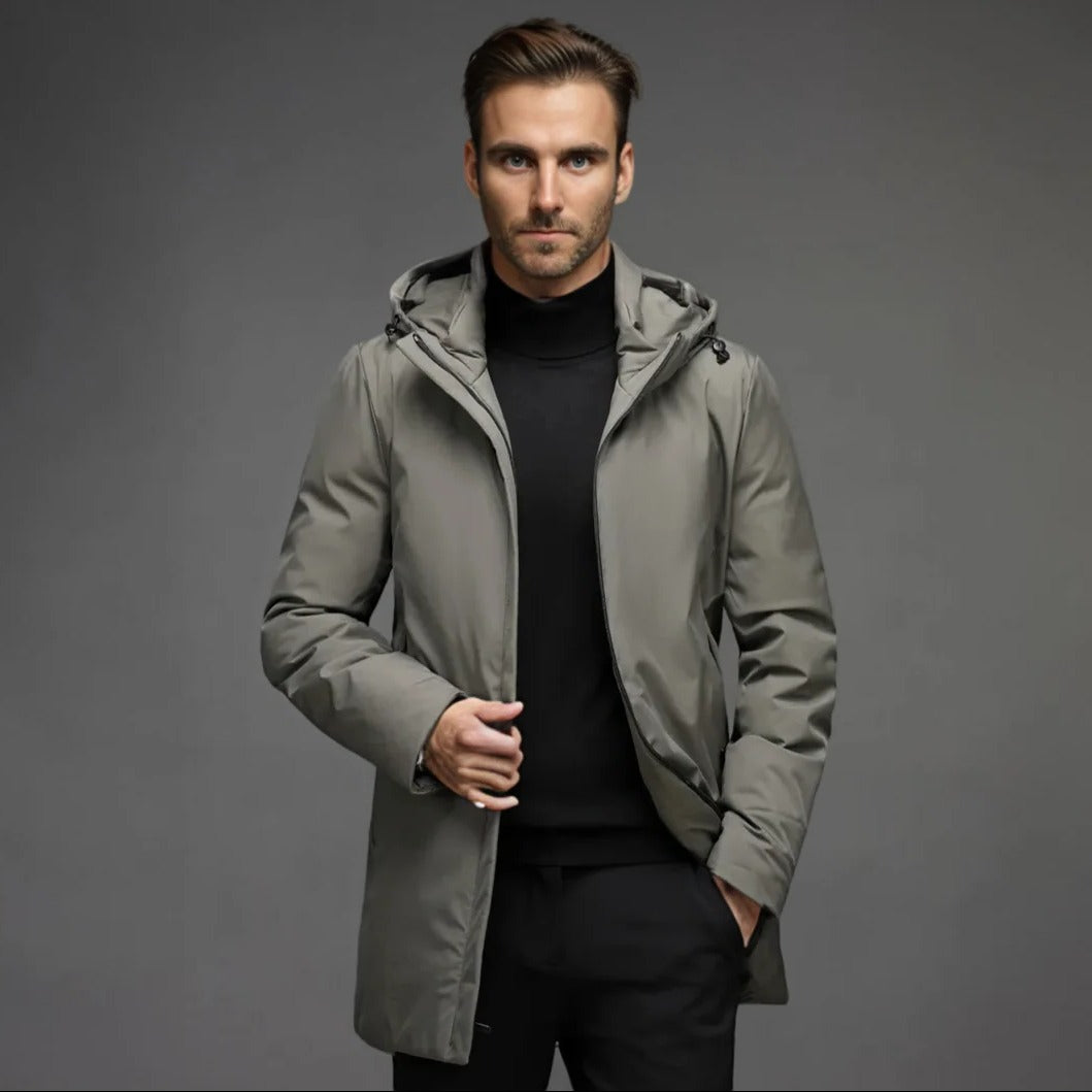 Warm Insulated Men's Waterproof Parka Coat - Halri