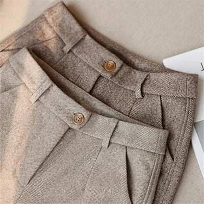 Slim Fit Ladies Tailored Trousers - Halri