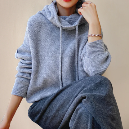 Soft Merino Wool Women's Turtleneck Sweater