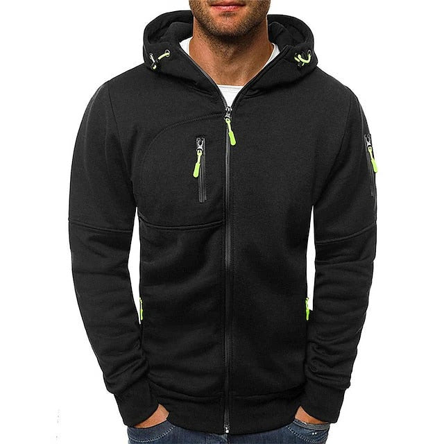 Premium Mens Fleece Hooded Sweatshirt