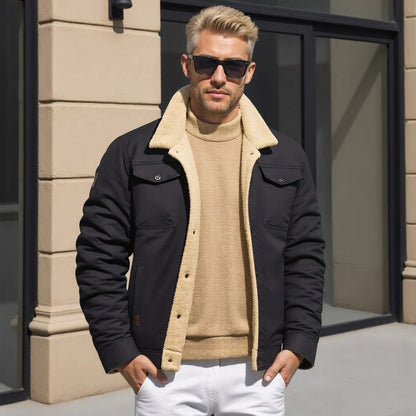Classic Mens Leather Flight Jacket