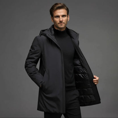 Warm Insulated Men's Waterproof Parka Coat