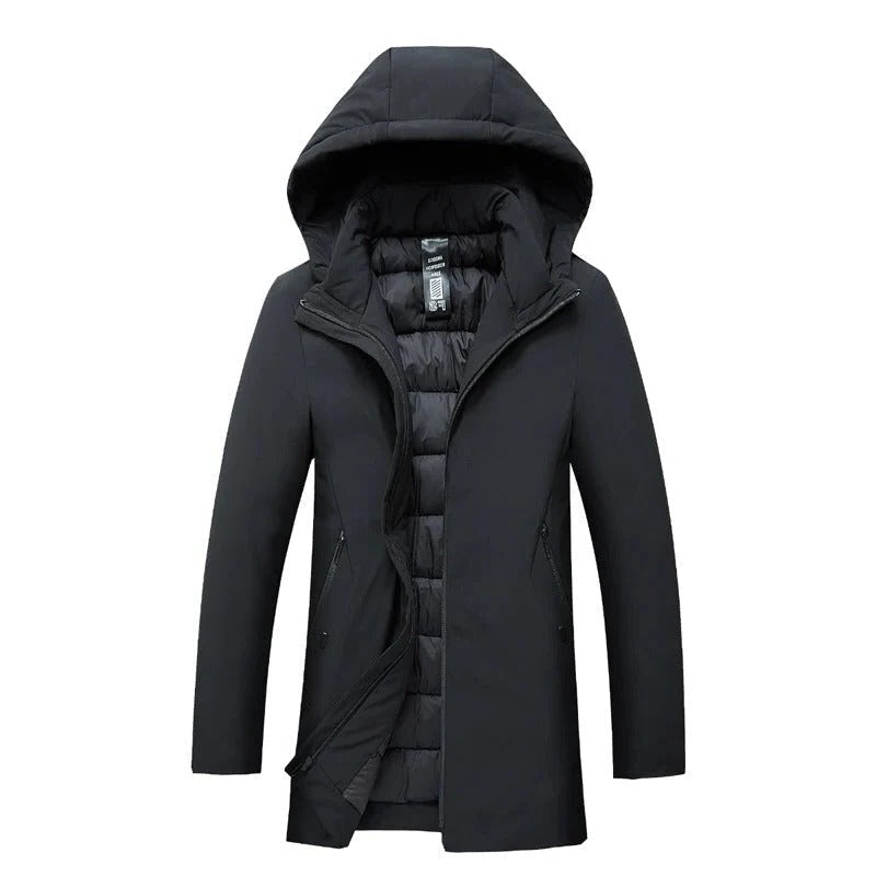 Warm Insulated Men's Waterproof Parka Coat