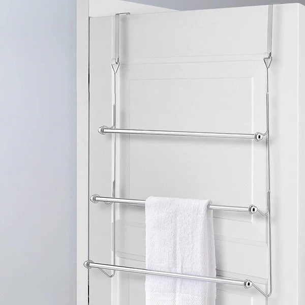 Space Saving Bathroom Towel Bar Rack Organizer - Halri