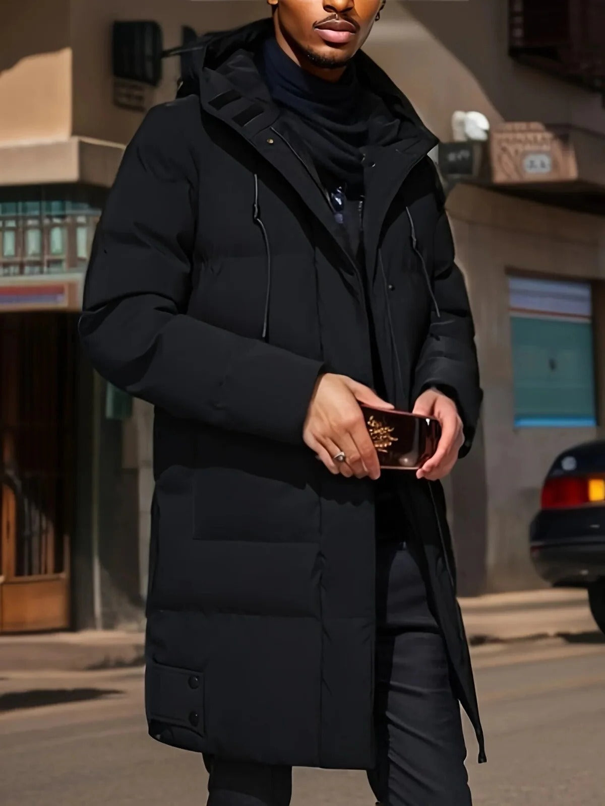 Warm Waterproof Mens Parka Coat
