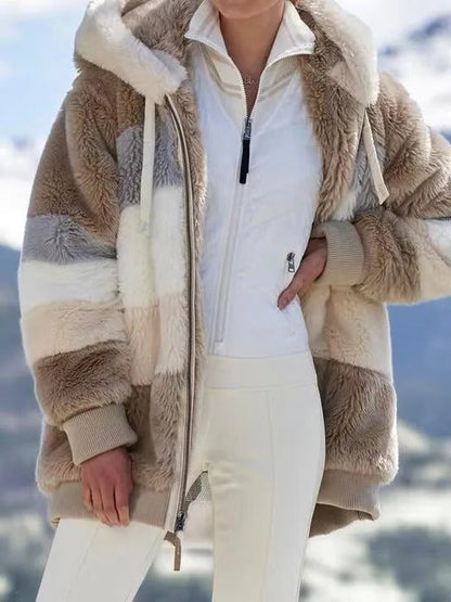 Warm Thick Sheep Wool Filled Jacket - Halri