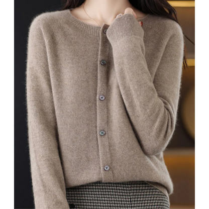 Ladies' Crew Neck Knit Sweater