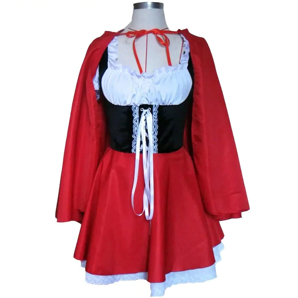 Classic Fairytale Hooded Dress Costume for Women