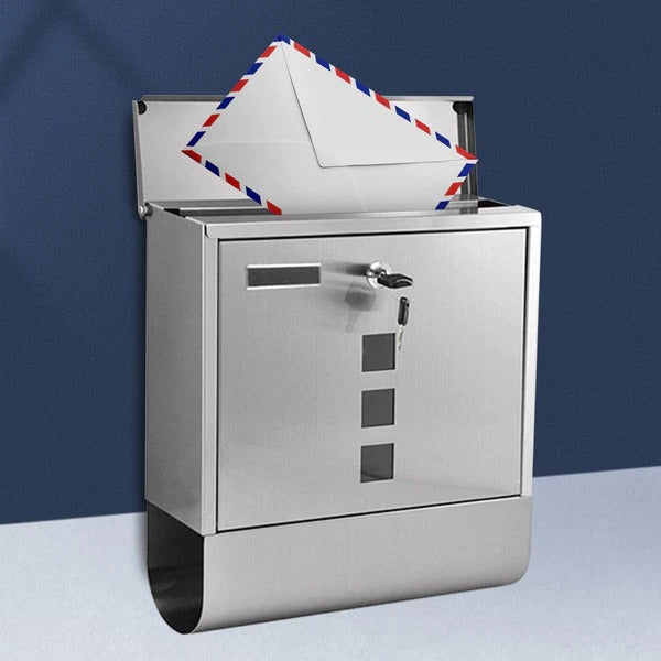 Secure Extra Large Metal Wall Mount Mailbox Locker - Halri
