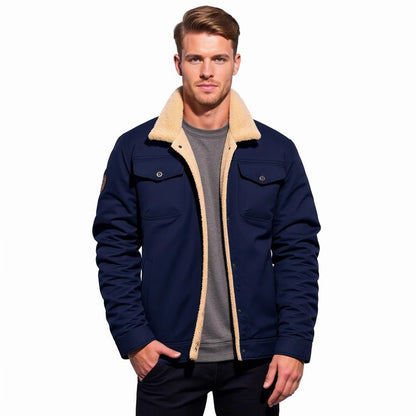 Classic Mens Leather Flight Jacket