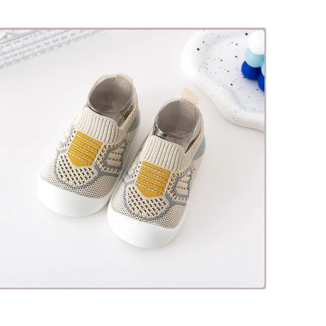 Soft Baby Sneakers - Lightweight Breathable Toddler Shoes