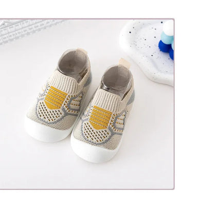 Soft Baby Sneakers - Lightweight Breathable Toddler Shoes