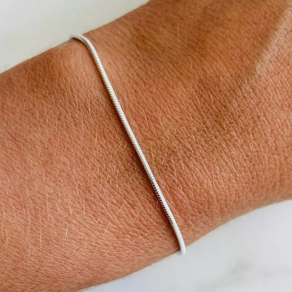 Simple Chain Bracelet with Sleek Clasp