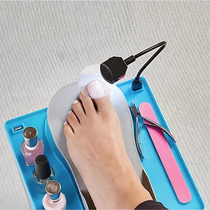 Comfortable Footrest with Built-in LED Light